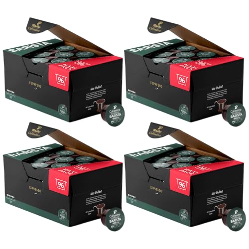 Tchibo Cafissimo Vorratsbox Espresso Brasil Kaffeekapseln, 384 Stück – 4x 96 Kapseln (Espresso, ausdrucksstark mit Nussnote), nachhaltig & fair gehandelt von Tchibo