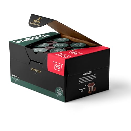 Tchibo Cafissimo Vorratsbox Espresso Brasil Kaffeekapseln, 96 Stück (Espresso, ausdrucksstark mit Nussnote), nachhaltig & fair gehandelt von Tchibo