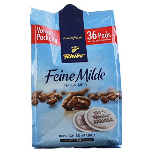 Tchibo Feine Milde Natur-Mild, Kaffeepads für alle gängigen Pad Maschinen, 36 Pads von Tchibo