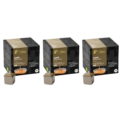 Tchibo Qbo Caffè Jabana Yirga Premium Kaffeekapseln, 81 Stück - 3x27 Kapseln (Caffè, Intensität 03/10, hocharomatisch, Jasminblütennoten), nachhaltig, aus 70% nachwachsenden Rohstoffen von Tchibo