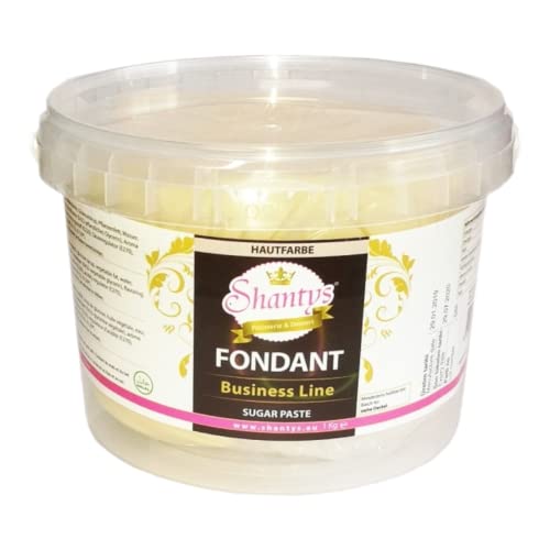 Shantys Fondant Business Line - Hautfarbe - 1 Kg - Zuckerteig Zuckermasse - SHANTYS von TeKa Food GmbH