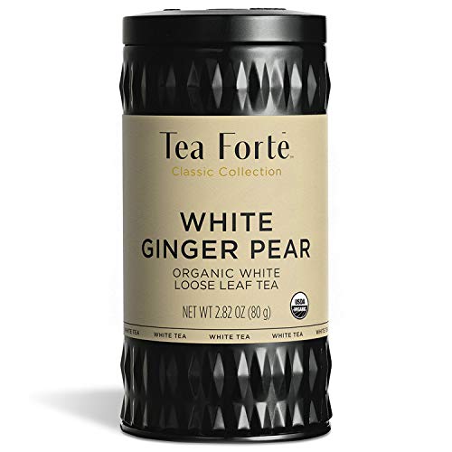 TEA Fortè CILINDRO LATTA SFUSO 80g - WHITE GINGER PEAR - TÈ BIANCO ZENZERO PERA von Tea Forte