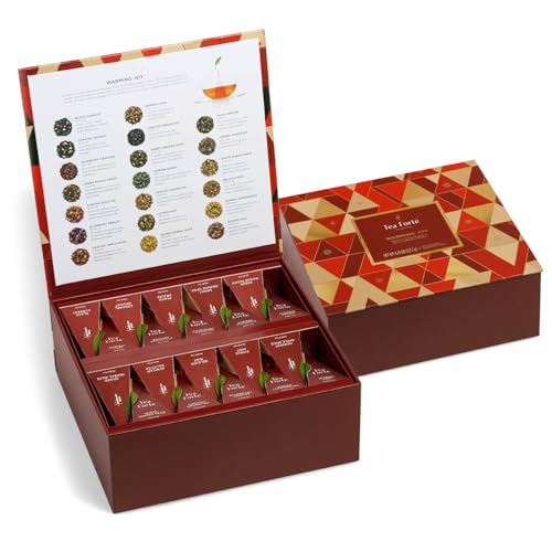 TEA Fortè WARMING JOY PRESENTATION TEA CHEST 2024 40 Filter von Tea Forte