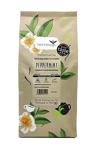 Tea People Pfefferminztee - 100 Tee-Pyramiden von Tea People