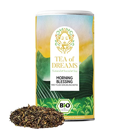 Schwarztee Bio | "Morning Blessing" | Darjeeling First Flush Darjeeling | loser Tee | 70g von Tea of Dreams