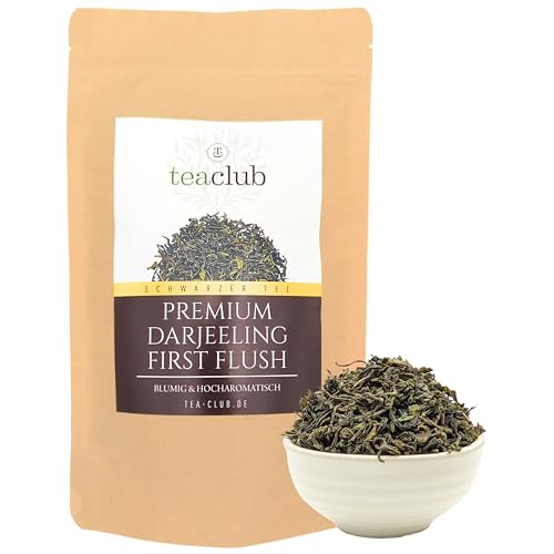 Premium First Flush Darjeeling Tee Lose 500g, Schwarztee Ernte 2023, FTGFOP1 Blattgradierung, Schwarzer Tee aus Indien, TeaClub Black Tea von TeaClub