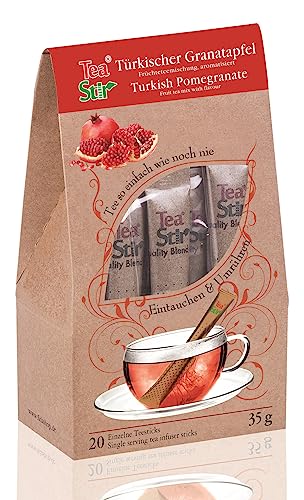 Tea Stir Tee Sticks Türkischer Granatapfel Früchtemischung von TeaStir