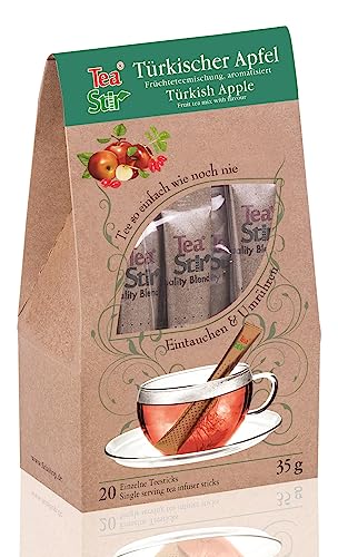 Türkischer Apfeltee | 20 umweltfreundliche Teesticks - Tea Sticks von TeaStir