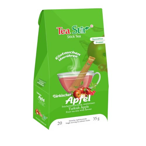 Türkischer Apfeltee | 20 umweltfreundliche Teesticks - Tea Sticks von TeaStir