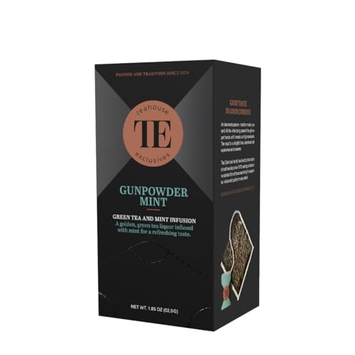 Teahouse Exclusives Luxury Tea Bag 15 Gunpowder Mint von Teahouse Exclusives