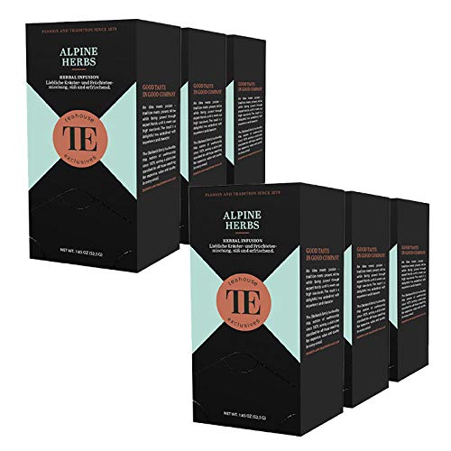 teahouse exclusives TE Alpine Herbs, 20 Gourmet Tea Bag / 6er pack von Teahouse Exclusives