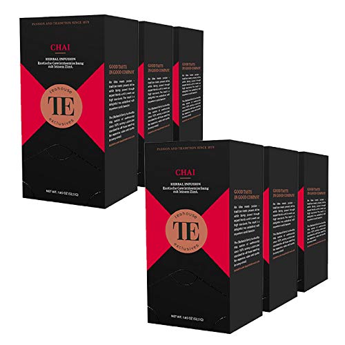 teahouse exclusives TE Chai, 20 Gourmet Tea Bag / 6er Pack von Teahouse Exclusives