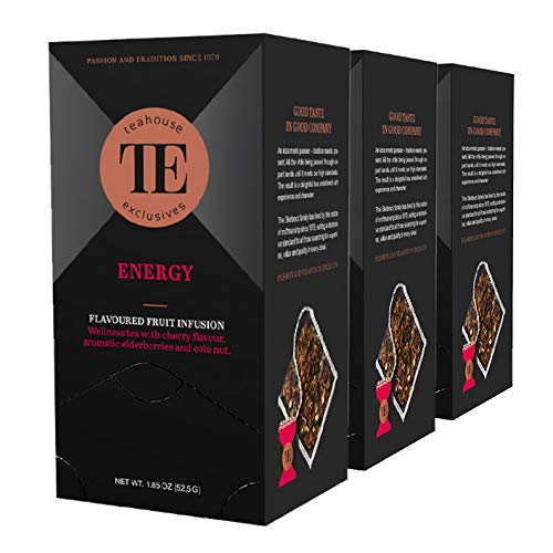 teahouse exclusives TE Energy, 15 Luxury Tea Bag / 3er Pack von Teahouse Exclusives