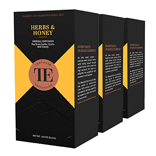 teahouse exclusives TE Herbs & Honey, 20 Gourmet Tea Bag / 3er Pack von Teahouse Exclusives