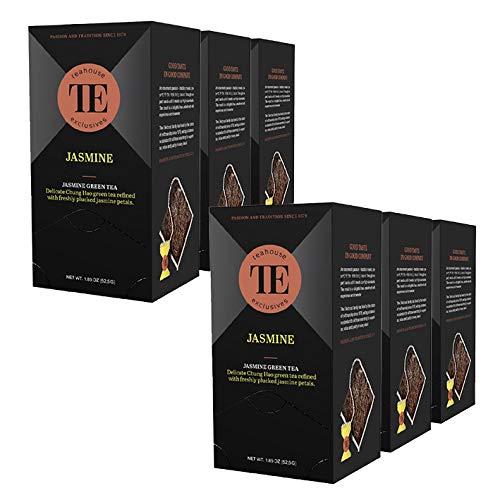 teahouse exclusives TE Jasmine, 15 Luxury Tea Bag / 6er Pack von Teahouse Exclusives