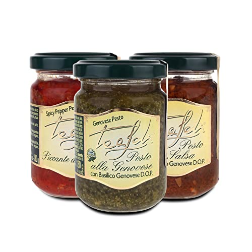 Tealdi, FEINKOST original italienisches Pesto Probierpaket Classico - 3er Set von ANTICO PASTIFICIO TEALDI