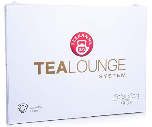 Teekanne Tealounge Kapseln, 20 Teekapseln Probierset, Geschenkbox von Tealounge