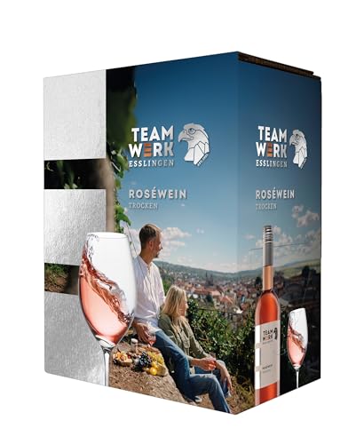 Team Werk Esslingen Roséwein trocken Bag in Box (1 x 3,0 l) von Team Werk Esslingen