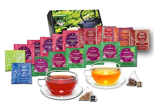 34 Pyramiden-Teebeutel Früchtetee und Kräutertee Probierset von Teaworld