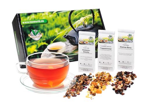 8x50g Früchtetee Bestseller Probierpaket - Tee kaufen leicht gemacht von Teaworld