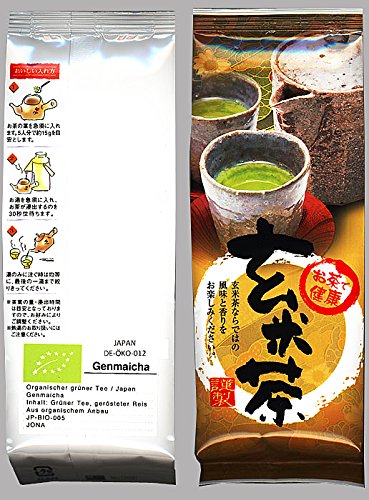 Bio Genmaicha Shizuoka japanischer Grüntee im Originalgebinde 100g von Teaworld