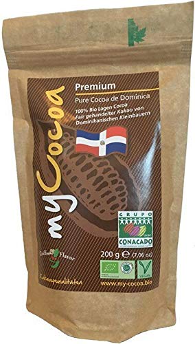 Bio MyCocoa 100% Lagencacao von Dominikanischen Kleinbauern - 200g Beutel von Teaworld