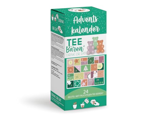 Tee-Bären® Adventskalender grün von Teaworld