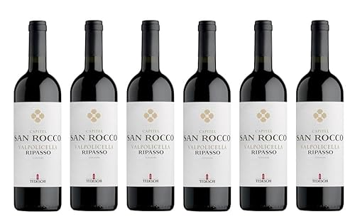 6x 0,75l - 2021er - Tedeschi - Capitel San Rocco - Ripasso - Valpolicella Superiore D.O.P. - Veneto - Italien - Rotwein trocken von Tedeschi