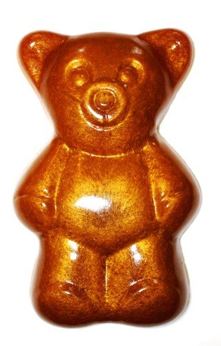 Gummibär extra Groß 28cm 2 kg Fruchtgummi Farbe GOLD metallic von TEE MEYER