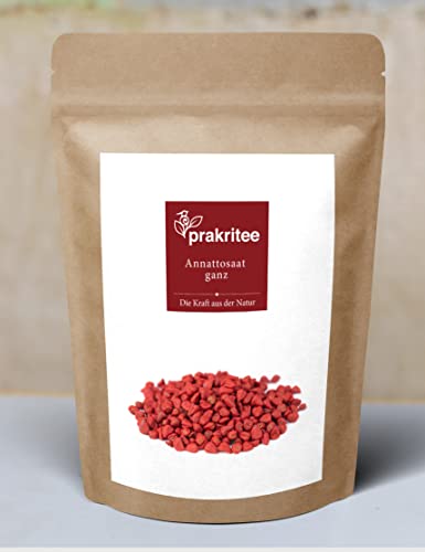 Annattosaat ganz 1000g Annatto Samen Annatto ganz Annattosaat ganz Nachhaltig angebaut von Tee aus Nepal