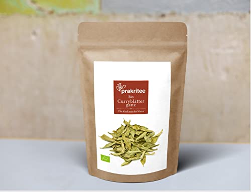 BIO Curryblätter ganz 100g | Curryblätter ganz | Nachhaltig und biologisch angebaut | Curryblätter | ORGANIC Curry tree leaves whole | DE-ÖKO-044 von Tee aus Nepal