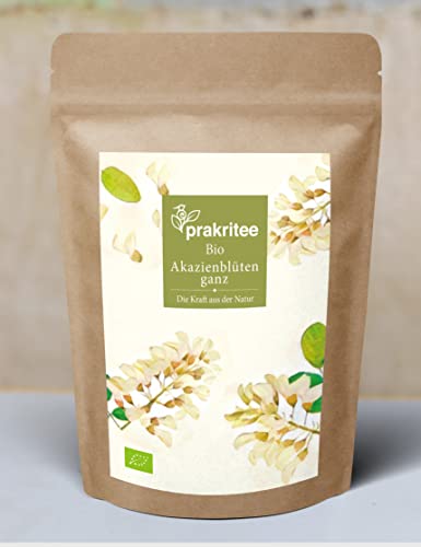 Bio Akazienblüten ganz 500g (2X250g) Akazienblüten Tee Nachhaltig und biologisch angebaut Robinia pseudoacacia Acacia Flowers DE-ÖKO-044 von Tee aus Nepal