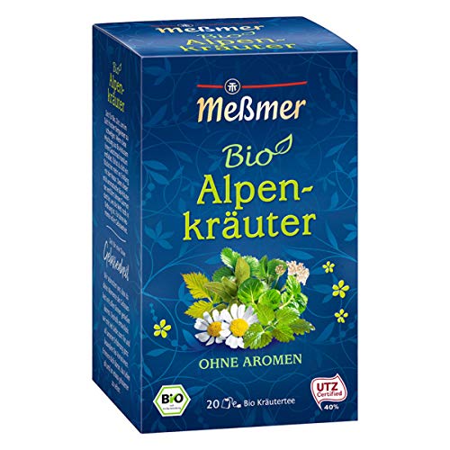 Meßmer Bio Alpenkräuter Tee frisch aromatischer Kräutertee von Sattie