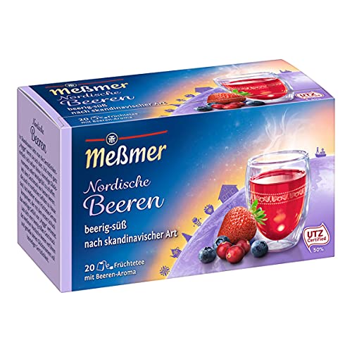 Meßmer Nordische Beere Früchtetee aromatisiert Beeren Geschmack 50g von Tee