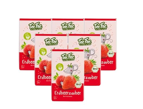 TeeFee - Erdbeerzauber Bio Früchtetee Kindertee | 6 x 30g von TeeFee