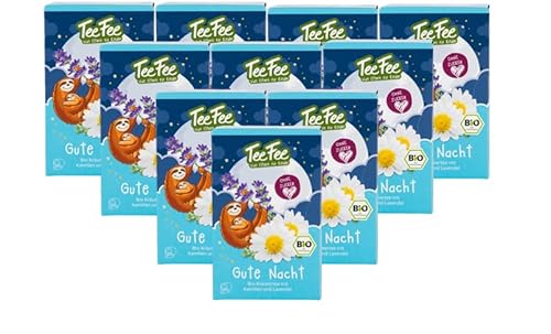 TeeFee - Gute Nacht Bio Kräutertee mit Kamille Kindertee | 10 x 30g von TeeFee