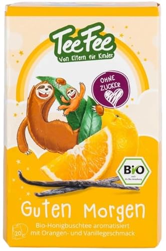 TeeFee - Guten Morgen Bio Kräutertee Honeybusch Orange Kindertee | 20 x 1,5g von TeeFee