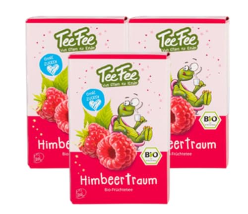 TeeFee - Himbeertraum Bio Früchtetee Kindertee | 3 x 30g von TeeFee