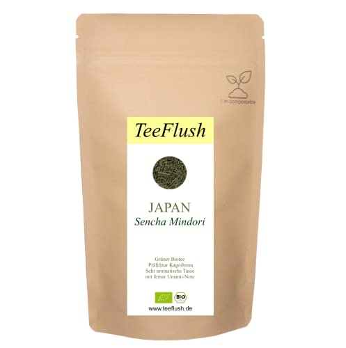 Premium Sencha Midori - Grüner Biotee - Japan - Präfektur Kagoshima, 500g, Ernte 2024, Sehr aromatische Tasse mit feiner Umami-Note von TeeFlush