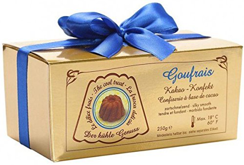 Teegalerie Anno 1773 Goufrais Kakao Konfekt - Geschenkpackung 32 Stück 250g von Goufrais