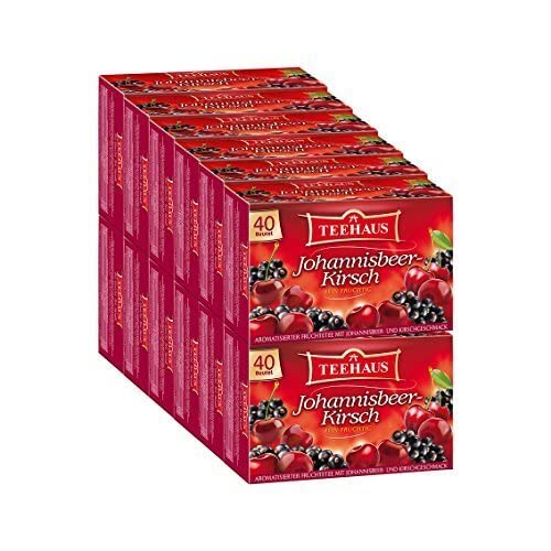 Teehaus Johannisbeer-Kirsch 12er Pack von Teehaus