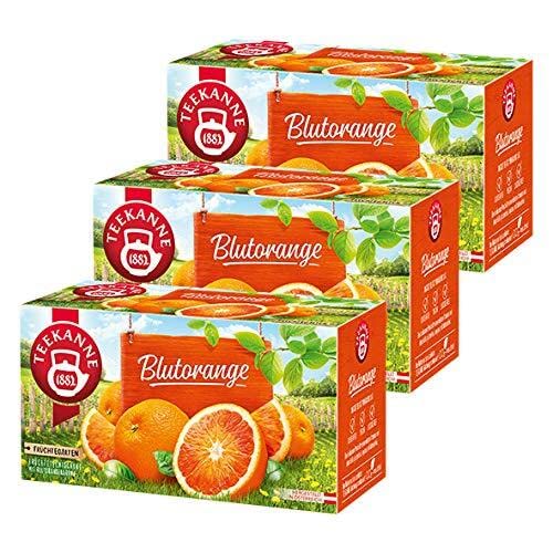 Teekanne Österreich Früchtegarten Blutorange, 20 Teebeutel, 3er Pack (3 x 60 g) von Teekanne