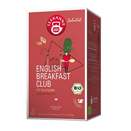 Teekanne Selected English Breakfast Bio Luxury Cup Pyramidenbeutel 40g von FOXCUP