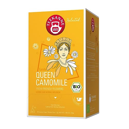 Teekanne Selected Queen Camomille Bio Luxury Cup Pyramidenbeutel 24g von Teekanne GmbH & Co. KG