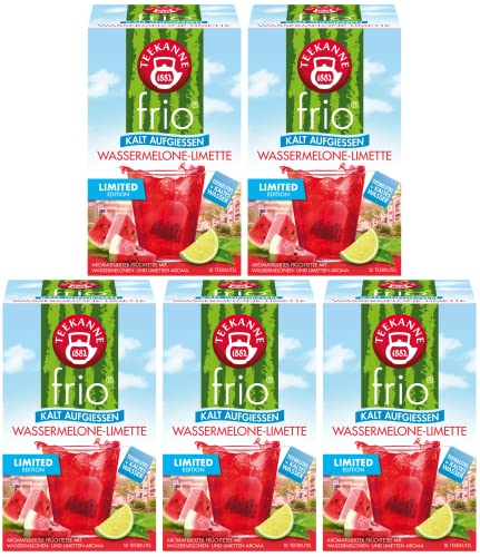 Teekanne frio Wassermelone-Limette - 5er Pack (5x45g) - neue Sorte von Teekanne GmbH & Co. KG