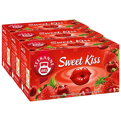 3x Teekanne Sweet Kiss (each box 20 tea bags) by Teekanne von Teekanne