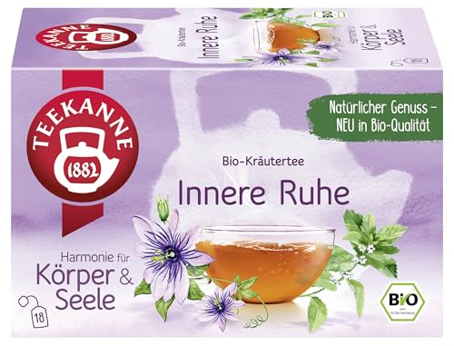 TEEKANNE Innere Ruhe Bio-Kräutertee, 10 Packungen x 18 Beutel (10x 36g) von Teekanne