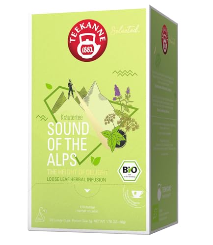 Teekanne Bio Lux. Cup Sound of Alps, Tasse, 5E+1 gramm, Tee, Rund, Umweltfreundlich, Spülmaschinenfest, 406532031 von Teekanne