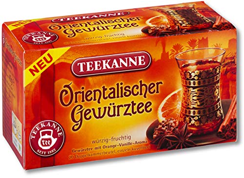 TEEKANNE Gewürztee Orientalischer Gewürztee, Beutel kuvertiert, Sie erhalten 1 Packung mit 20 Beutel von Teekanne