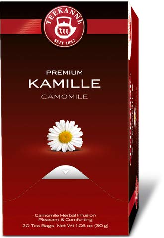 TEEKANNE Kräutertee PREMIUM KAMILLE, Beutel aromaversiegelt, 20 x 1,5 g, Sie erhalten 1 Packung mit 20 Beutel von Teekanne